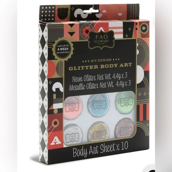 FAO Schwarz Creative Glitter Art Set - Picture 2 of 11